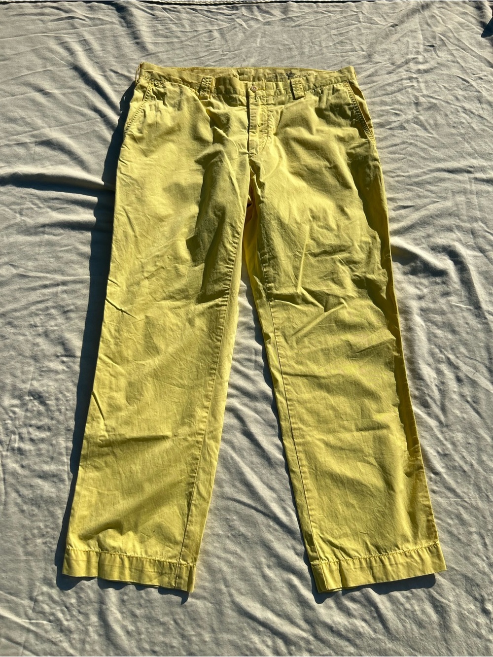 Men's Yellow Chino Pants - Polo Ralph Lauren